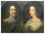 portrait of a man and a woman in a black dress and a man in a white dress
