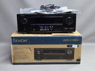 Denon AVR - Ampli-tuner AV X450H et boîtier de l'ampli-tuner