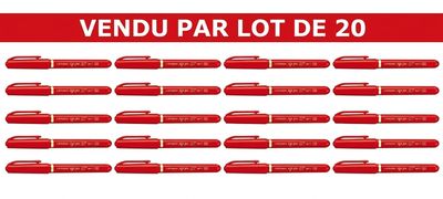 vendu par lot de 20