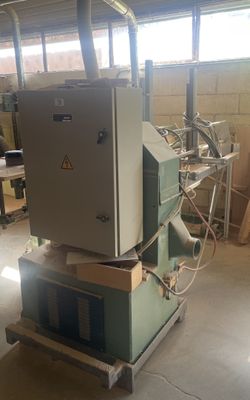 a machine that is sitting inside of a building