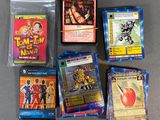 beaucoup de cartes pokemon sur la table