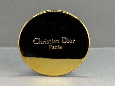 Flacon de parfum Christian Dior Paris plaqué or