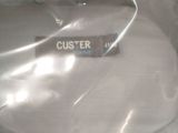 a close up of a plastic container with a label on it