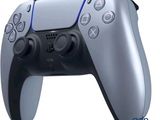 vue de dos d'une manette de jeu posée sur une surface blanche