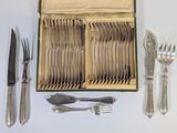 a box of silverware that is sitting on a table
