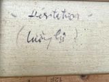 une image représentant une photo d'un tableau sur lequel figurent des inscriptions