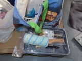 a bag of stuff that is sitting on a table
