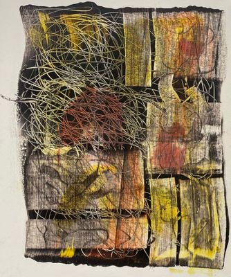 une image d'une œuvre d'art qui se trouve sur un mur