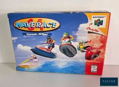 a box of wave race on the table next to the box