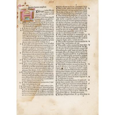 an old book with a page of text on it
