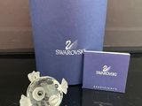 Figurine de chouette en cristal Swarovski, avec coffret et carte