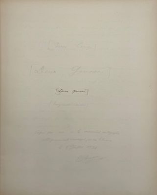 an old photo of a piece of paper with writing on it