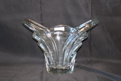 Vase en cristal avec anses