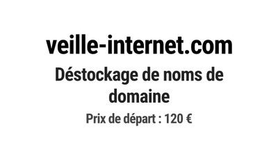 Nom de domaine veille-internet.