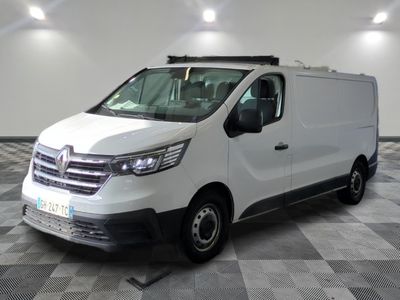 a picture of a white van parked in a room