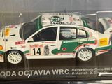 a model of a car in a display case