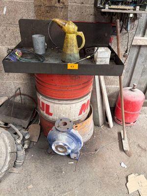 an image of a table with a kettle on top of it