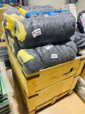 a lot of items that are sitting on a pallet