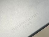 the back of an apple ipad with a silver back cover