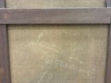 a picture of a window with a wooden frame on it