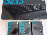 three boxes with a keyboard and a mouse in them