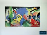 a picture of a painting on the wall of a living room