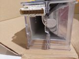 a box with a fan inside of it on a table
