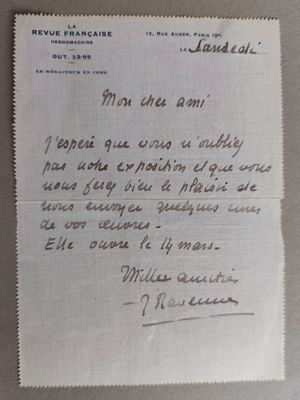 un bout de papier sur lequel est écrit un message à la main