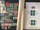 a picture of a collection of stamps on display in a case