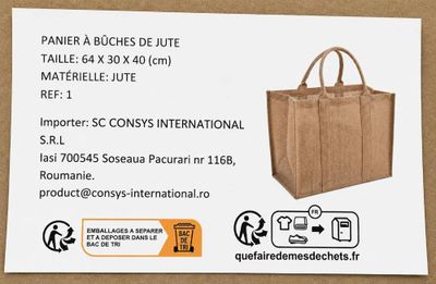 a brown paper bag with a brown handle on it