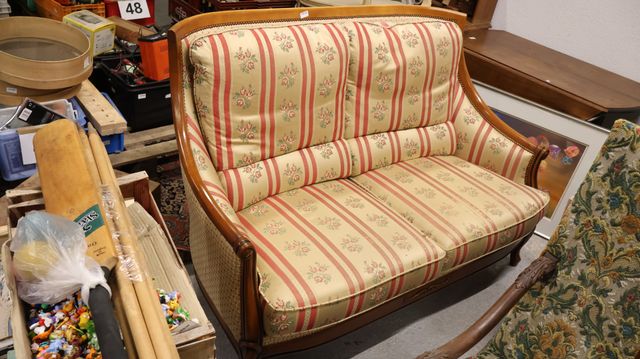 Banquette de style louis Philippe moderne 2 places 