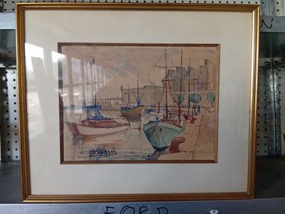 a picture of a picture of a boat in the water