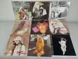 a lot of albums that are on the table