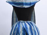 blue and white striped dress on a mannequin mannequin mannequin mannequin mannequin mannequin mannequin mannequin mann