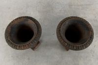 Paire de vases de jardin en fonte, dits « vases Médicis », d… (photo 5)