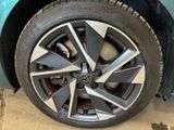 a close up of a tire on a car ' s rim