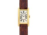 Montre-bracelet Cartier en or 18 carats avec chiffres romains