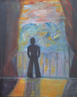 Guy VANBELLE (1931-2008) Contemplation, non daté