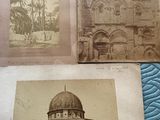 three old photos of a building with a dome on top of it