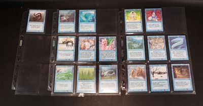 beaucoup de cartes sur la table
