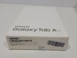 the box of the samsung galaxy tab a is sitting on the table