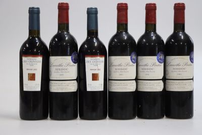 Un lot de 6 bouteilles comprenant 2 bouteilles Domaine Château des Oli - Photo 1