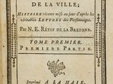 un vieux livre avec un titre en noir et blanc
