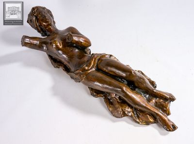 HUBERT YENCESSE (1900-1987), sujet en bronze à patine médail…