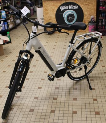 a bicycle that is parked in a store
