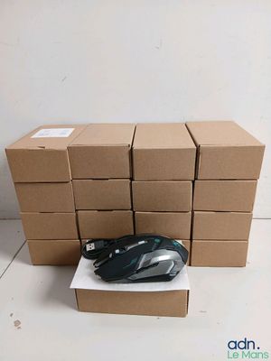 a lot of boxes with a computer mouse on top of them