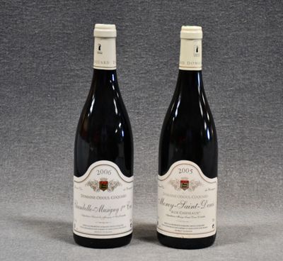 BOURGOGNE; lot de 2 bouteilles; CHAMBOLLE-MUSIGNY 1er Cru, O…