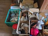a box full of assorted items sitting on the floor