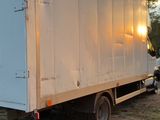 un camion blanc garé dans l'herbe
