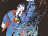 an image of a drawing of a superman and a man with a fist
